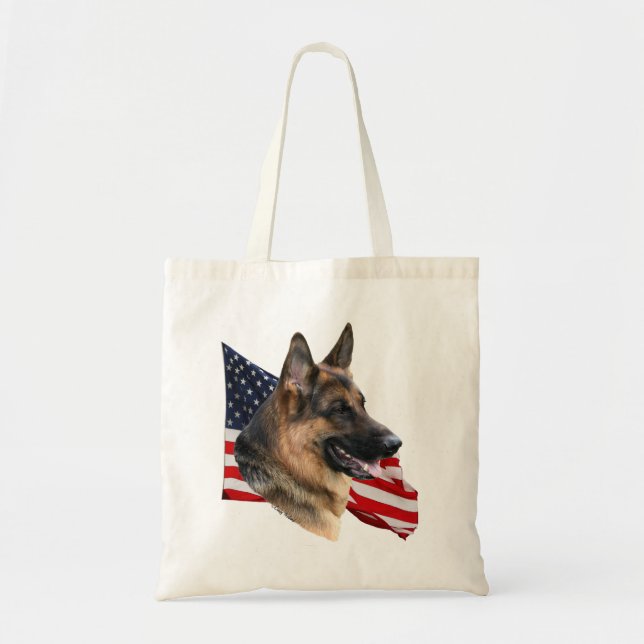 Sac fourre - tout à chien de berger allemand (Devant)