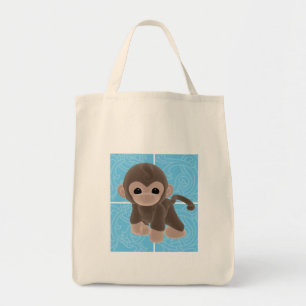 Sac fourre-tout à couche-culotte de singe de