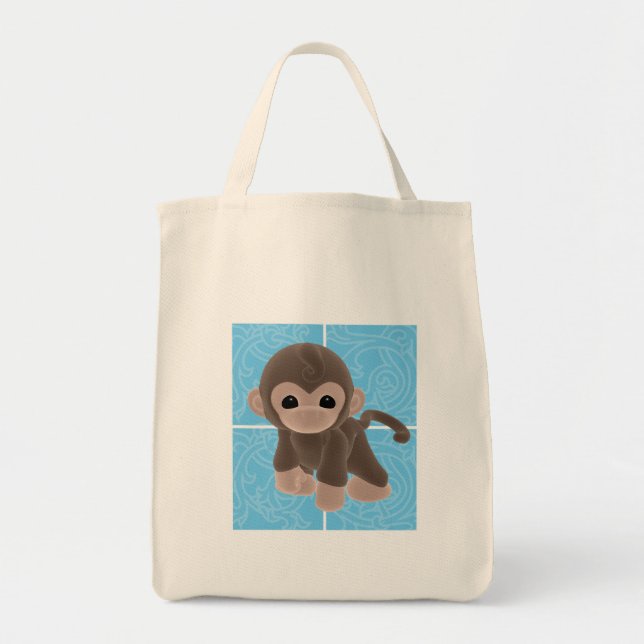 Sac fourre-tout à couche-culotte de singe de (Devant)