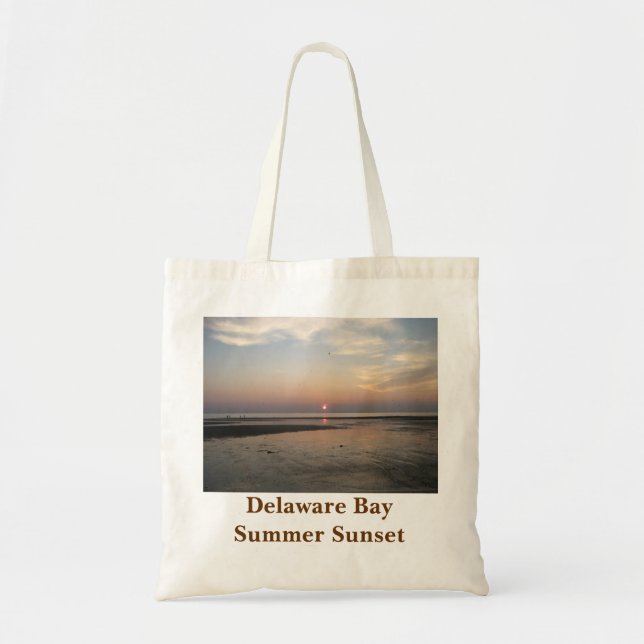 Sac fourre-tout à coucher du soleil d'été de baie (Devant)