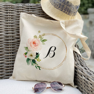 Sac fourre-tout à couronne de fleurs personnalisé