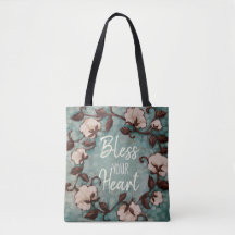 Sac fourre-tout à coutume de guirlande de coton