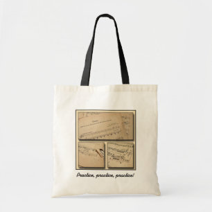 Sac fourre-tout à coutume de musique de piano
