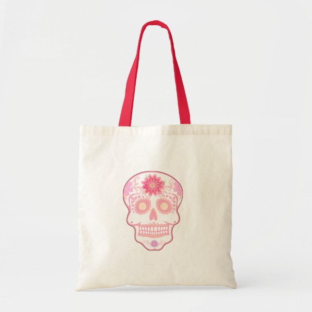 Sac fourre-tout à crâne de sucre (Devant)