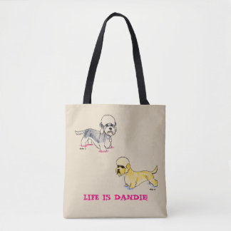 Sac fourre-tout à Dandie Dinmont Terrier