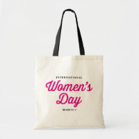 Sac fourre-tout à déclaration du jour des femmes