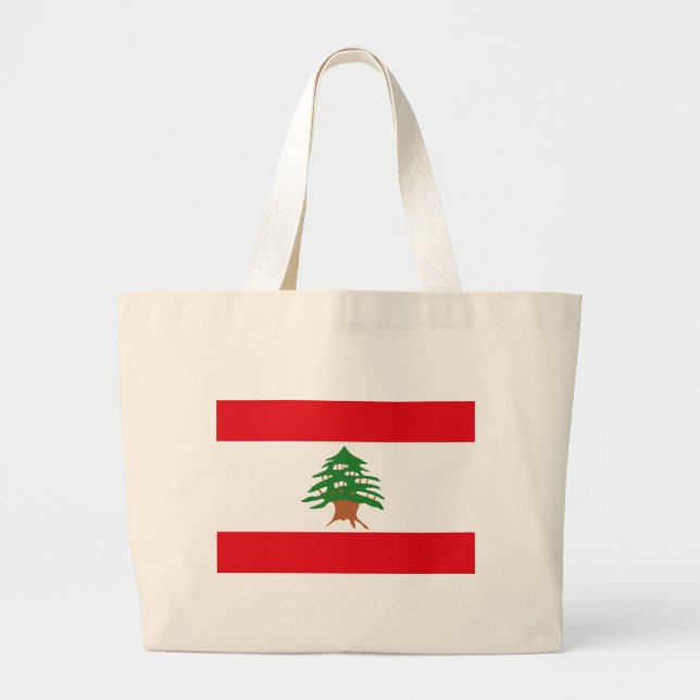 Sac fourre-tout à drapeau du Liban (Devant)