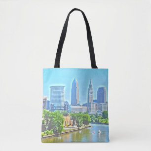 Sac fourre-tout à effet de peinture Cleveland (Ri