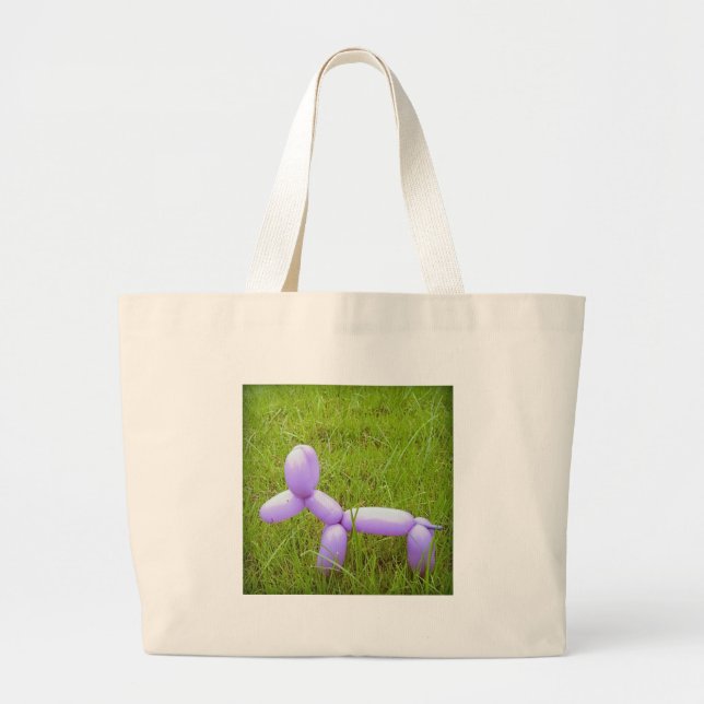 Sac fourre-tout à éléphant de chien de ballon (Devant)
