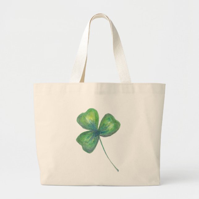Sac fourre-tout à éléphant de shamrock (Devant)