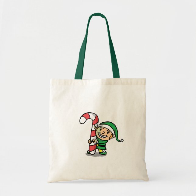 Sac fourre-tout à Elf de Noël (Devant)