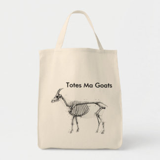 Sac fourre-tout à épicerie de chèvres de mA