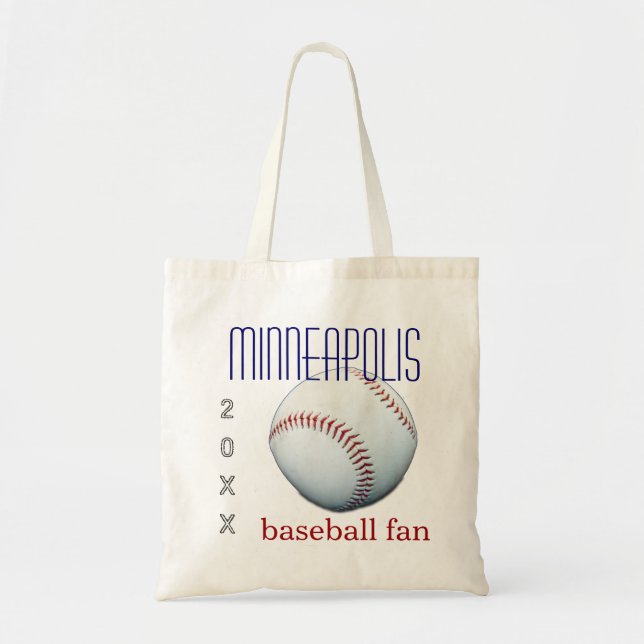 Sac fourre-tout à fan de base-ball de Minneapolis (Devant)
