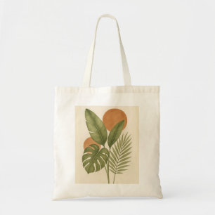 Sac fourre-tout à feuilles botaniques minimales