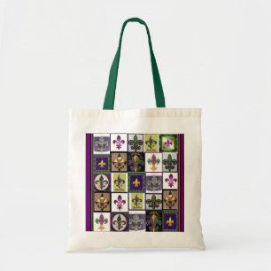 Sac fourre-tout à Fleur De Lis de mardi gras