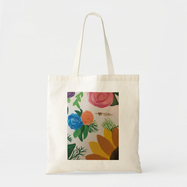 Sac fourre-tout à fleurs (Devant)