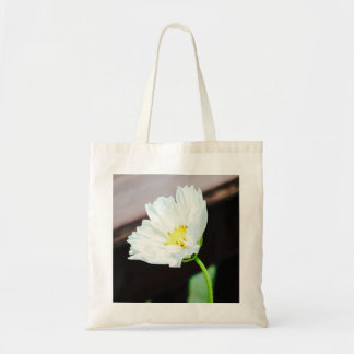 Sac fourre-tout à fleurs blanches