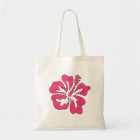 Sac fourre-tout à fleurs d'Hibiscus tropical - ros