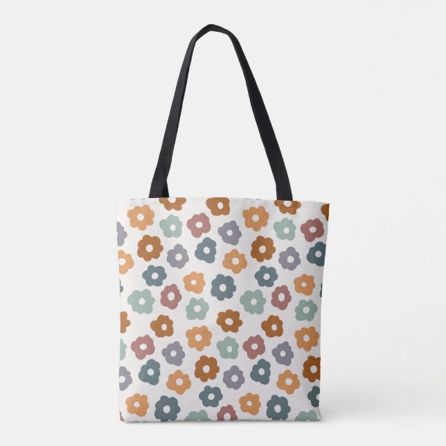 Sac fourre-tout à fleurs florales (Dos)