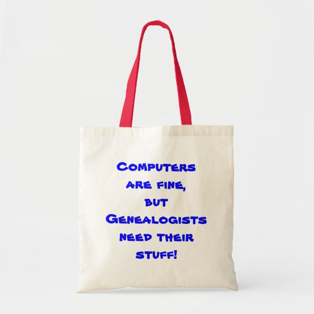Sac fourre-tout à généalogie (Devant)