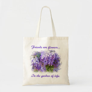Sac fourre-tout à glycines d'amis
