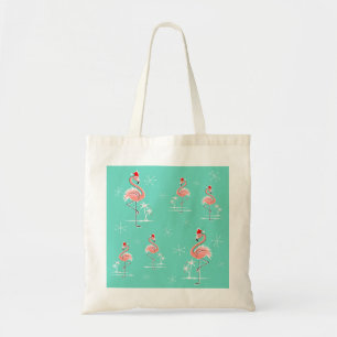 Sac fourre-tout à groupe de Flamant rose de Noël