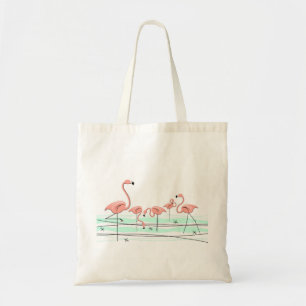 Sac fourre-tout à groupe de Flamants roses