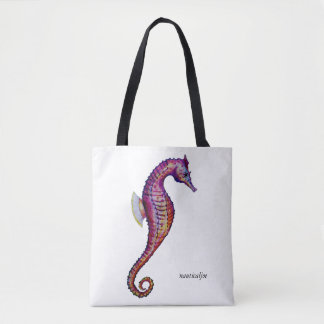 sac fourre-tout à hippocampe