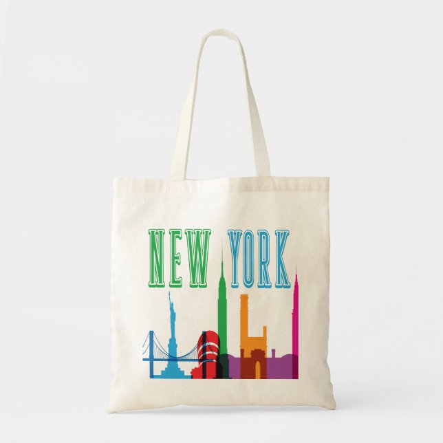 Sac fourre-tout à horizon de New York City (Devant)