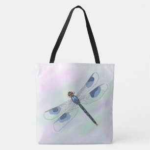 Sac fourre-tout à impression de libellule