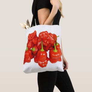 Sac fourre-tout à impression de piments de