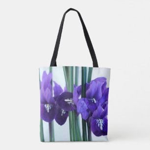 Sac fourre-tout à impression de Reticulata d'iris