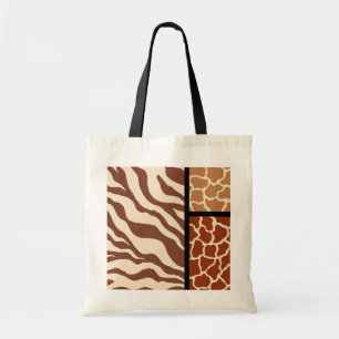 Sac fourre-tout à imprimé animalier