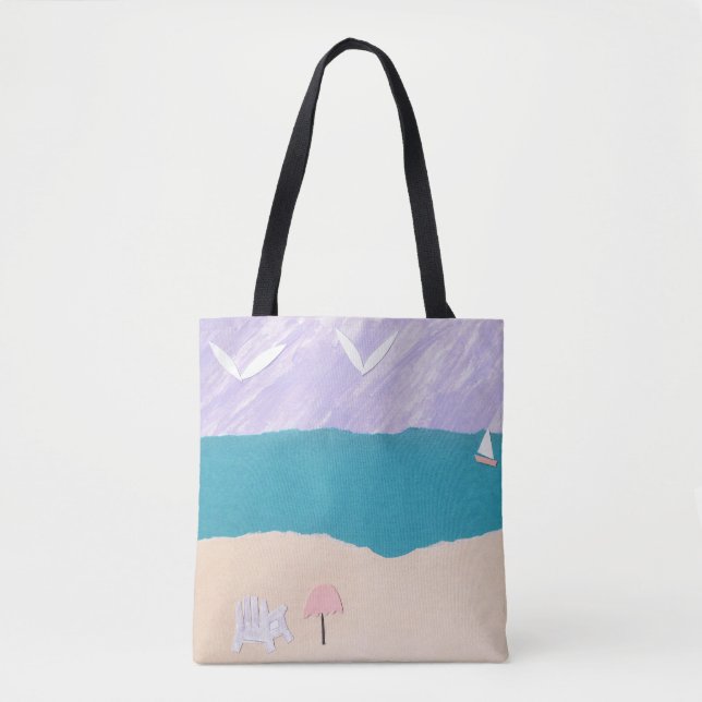 Sac fourre-tout à jour de plage (Devant)