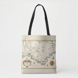 Sac fourre-tout à la carte de Provence Imprimé