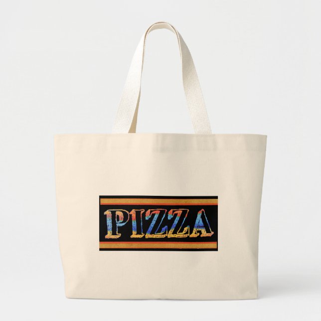 Sac fourre-tout à la pizza (Devant)