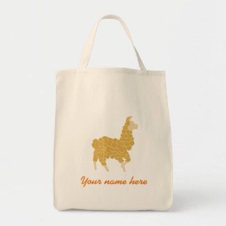 Sac fourre-tout à lama (personnalisable)