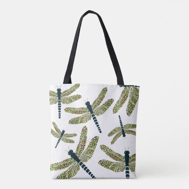 Sac fourre-tout à libellules de danse (Dos)