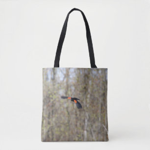 Sac fourre-tout à merle à ailes rouges