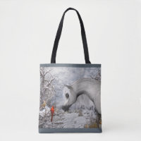 Sac fourre-tout à merveille d'hiver, vous