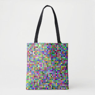 Sac fourre-tout à milieu de damier