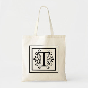 Sac fourre-tout à monogramme de la lettre T