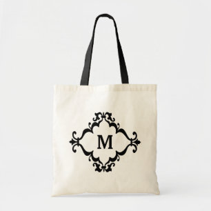 Sac fourre-tout à monogramme personnalisé par