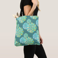 Sac fourre-tout à motif de fleurs Pastel Petals