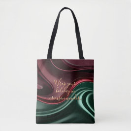 Sac fourre-tout à motif graphique abstrait élégant
