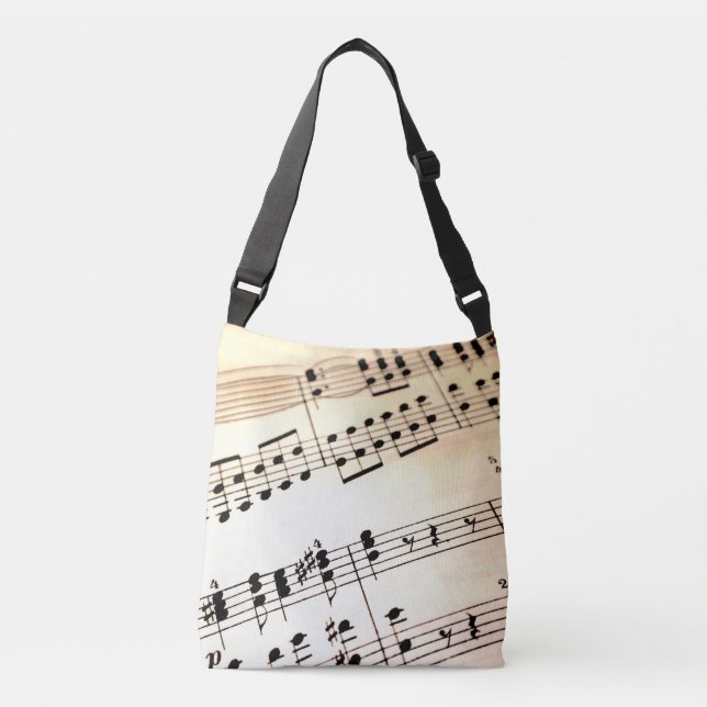 Sac fourre-tout à musique de feuille (Devant)