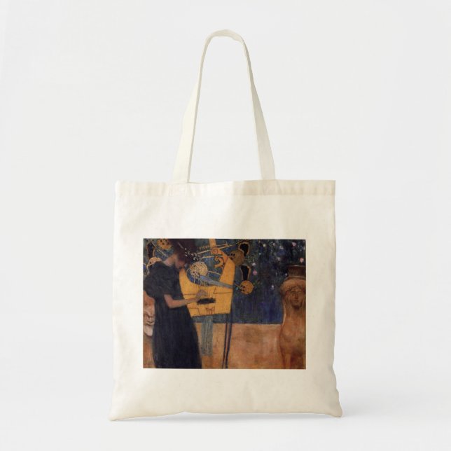 Sac fourre-tout à musique d'harpe de Gustav Kllimt (Devant)