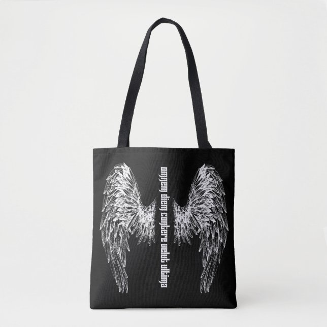 Sac fourre-tout à noir du tatouage de Donovan (Devant)