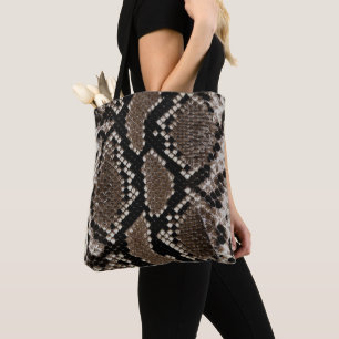 Sac fourre-tout à peau de serpent de python