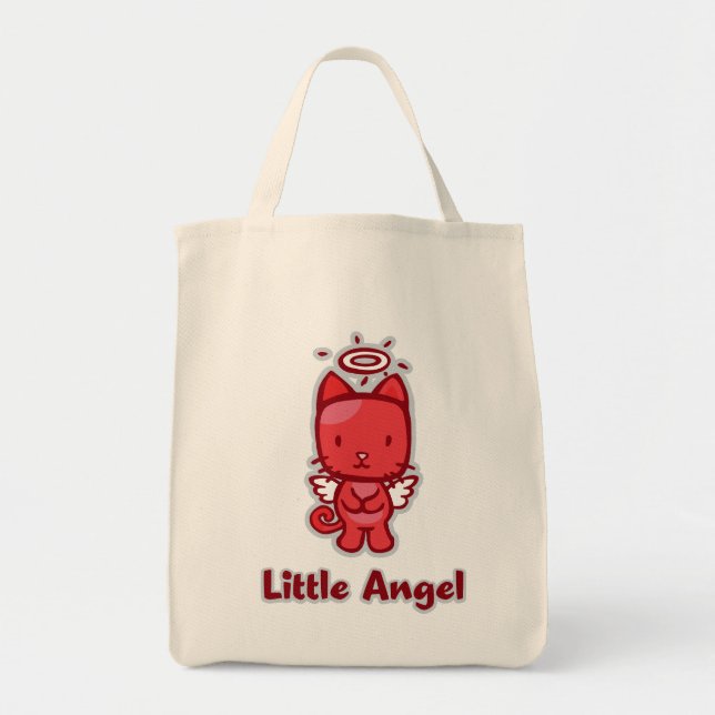Sac fourre-tout à "peu de diable d'ange… petit" (Devant)